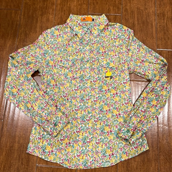 Pancoat Shut The Duck Up long sleeve button down - Picture 1 of 8